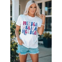 Azura Exchange Graphic Tee with MERICA Flag Element - M thumbnail