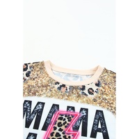 Azura Exchange Lightning Graphic Leopard Dyed T Shirt - L thumbnail