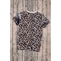 Azura Exchange Animal Print Bleached T-Shirt - XL thumbnail