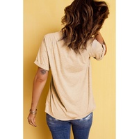 Khaki Corn Crop Top Graphic Tee - L thumbnail