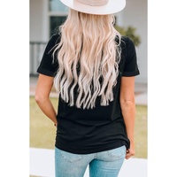 Black EXPENSIVE&DIFFICULT Graphic Tee - M thumbnail