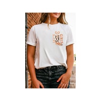Azura Exchange Double-Side Cowboy Hat & Boots Graphic Tee - L thumbnail