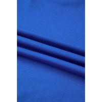 Blue Patched Pocket Exposed Seam Oversize T-shirt - L thumbnail