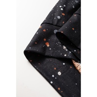 Gold Flame It's Fall Yall Halloween Pumpkin Graphic Bleached Top - L thumbnail