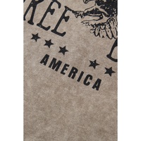 Parchment AMERICA FREE BIRD Vintage Graphic Mineral Washed Tee - M thumbnail