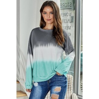 Azura Exchange Color Block Tie Dye Sweatshirt - M thumbnail