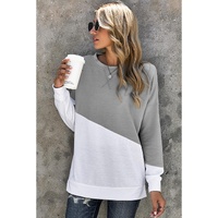 Azura Exchange Patchwork Dropped Shoulder Sweatshirt - M thumbnail