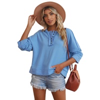 Azura Exchange Button Trim Hoodie - M thumbnail