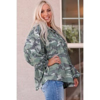 Azura Exchange Camo Print Oversize Hoodie - L thumbnail