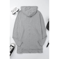 Azura Exchange Relaxed Drawstring Hooded Sweater - M thumbnail