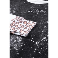 Azura Exchange Bleached Leopard Pullover Sweatshirt - M thumbnail