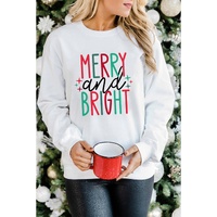 Azura Exchange Merry and Bright Long Sleeve Graphic Sweatshirt - XL thumbnail