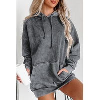 Azura Exchange Mineral Wash Kangaroo Pocket Hoodie - S thumbnail