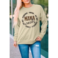 Azura Exchange MAMA Needs All Day Everyday Letters Graphic Sweatshirt - S thumbnail