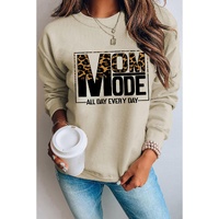 Azura Exchange Leopard Print Long Sleeve Sweatshirt - S thumbnail