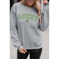Azura Exchange Clover Embroidered Pullover Sweatshirt - S thumbnail