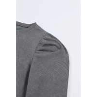 Azura Exchange Vintage Washed Puff Sleeve Sweatshirt - L thumbnail
