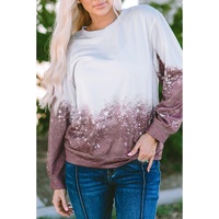 Azura Exchange Gradient Tie Dye Pullover Sweatshirt - L thumbnail