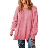 Azura Exchange Oversized Ribbed Trim Sweatshirt - M thumbnail