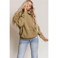 Azura Exchange Patchwork Kangaroo Pocket Hoodie - L thumbnail