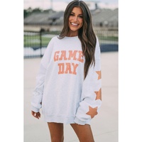 Grapefruit Orange Game Day Graphic Sweatshirt - M thumbnail