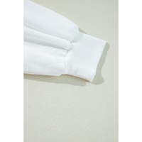 White GAME DAY Graphic Varsity Pullover Sweatshirt - L thumbnail