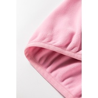 Pink Colorblock Patchwork Half Zip Oversized Sherpa Hoodie - L thumbnail