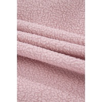 Fushia Stand Neck Half Button Zip Pocket Plush Sweatshirt - L thumbnail