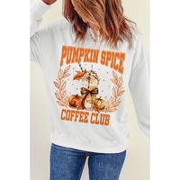 Beige PUMPKIN SPICE COFFEE CLUB Graphic Sweatshirt - 2XL thumbnail