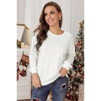 Azura Exchange Plain Crew Neck Pullover Sweatshirt - M thumbnail
