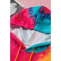 Azura Exchange Not Today Satan Tie Dye Hoodie - 95% Polyester 5% Elastane - M thumbnail