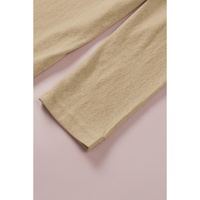 Solid Color Open-Front Buttons Cardigan - L thumbnail