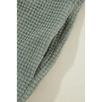 Laurel Green Waffle Knit Open Front Cardigan - L thumbnail