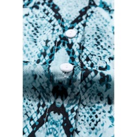 Azura Exchange Snake Print Shirt with Pockets - 2XL thumbnail