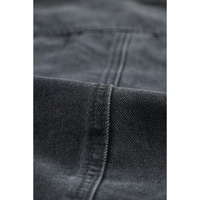 Black Ripped Denim Jacket - 2XL thumbnail