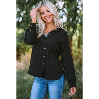 Azura Exchange Buttoned Pocket Long Sleeve Shirt - S thumbnail