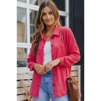 Azura Exchange Button Up Waffle Knit Casual Shirt - M thumbnail