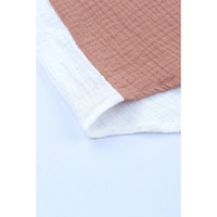 Azura Exchange Textured Color Block Long Sleeve Shirt with Pocket - 2XL thumbnail