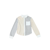 Azura Exchange Colorblock Knit Shirt with Contrast Trim - 2XL thumbnail