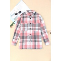 Azura Exchange Button Up Plaid Shirt - M thumbnail
