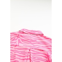 Azura Exchange Zebra Stripes Lantern Sleeve Shirt - L thumbnail