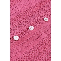 Azura Exchange V-Neck Lace Button-Up Shirt - 2XL thumbnail