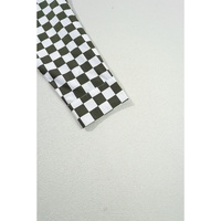 Green Checkerboard Printed Drop Shoulder Loose Casual Shirt - M thumbnail