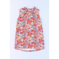 Multicolor Floral Print Relaxed Tank Top - S thumbnail