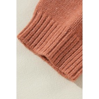 Light French Beige Drop Shoulder Open Front Cropped Cardigan - L thumbnail