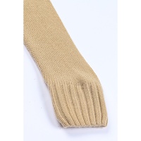 Azura Exchange Beige Front Pockets Buttons Textured Cardigan - L thumbnail