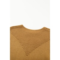 Two-Tone Chevron Pullover Sweater - L thumbnail