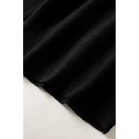 Azura Exchange Black Striped Long Sleeve Knit Sweater - M thumbnail