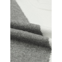 Gray Colorblock Ribbed Trim Round Neck Sweater - XL thumbnail