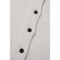Jet Stream Button Up O Neck Sweater Vest - M thumbnail